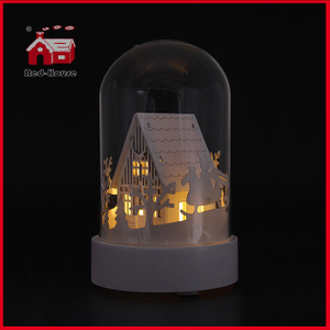 Glass Bell Jars Wholesale Glass Dome with Base LED Home Decorative Glass Vases