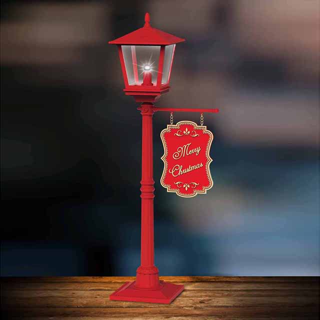 New Product Red Table Lamp for Home And Christmas Decoration 2018