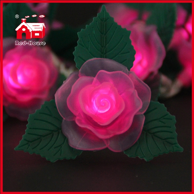 LED Lights LED Battery Light Rose String Light Christmas Holiday Decoration