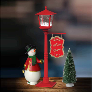 New Product Mini Snowing Lamp Christmas Decoration 2018 