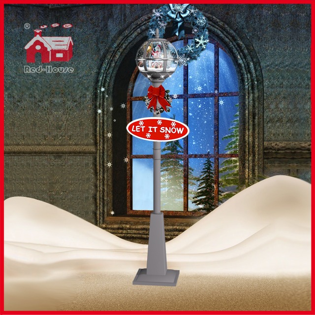 (LV30175A-SSS11) 12V Outdoor Christmas Street Light with Snow and LED Light