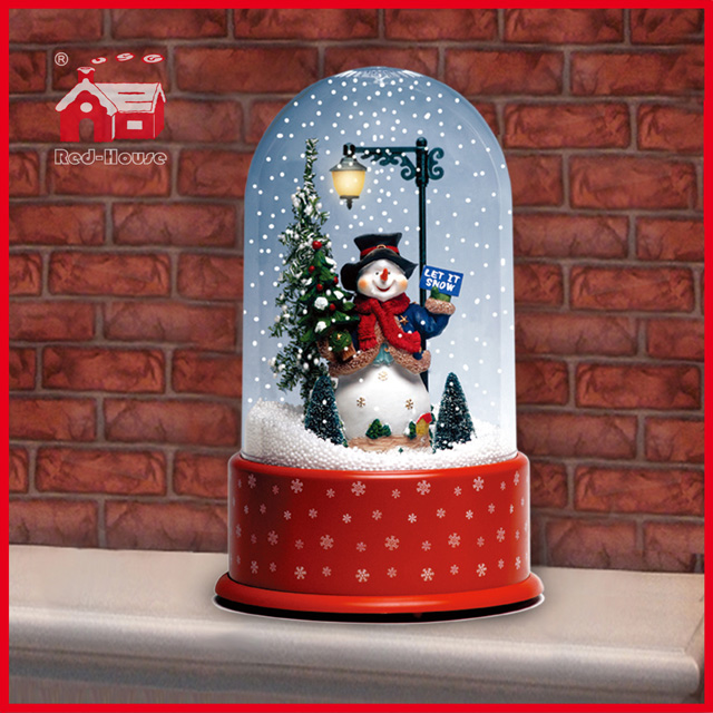 (P23036L) LED Lights Decorated Snowman Doll Christmas Gift