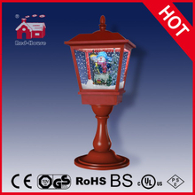 (LT27064K-R) Delicate Snowing Desk Table Lamp with Subtle LED Lights