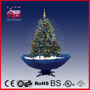 (40110U120-BW) Christmas Decoration Indoor Snowing Christmas Tree with LED Lights