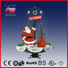 (40110U170-ST3-GS) Snowing Christmas Decorations with Umbrella Base