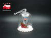 Christmas Glass Decoration in Dome Shape with Scene inside Led Power by Button Batteries-2