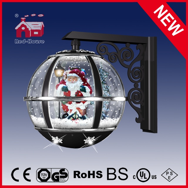 (LW30033C-HS11) New Classic Christmas Snowing Wall Lamp with LED Lights