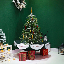 Beautiful Green Christmas Tree with Colorful Ornaments Umbrella Skirt