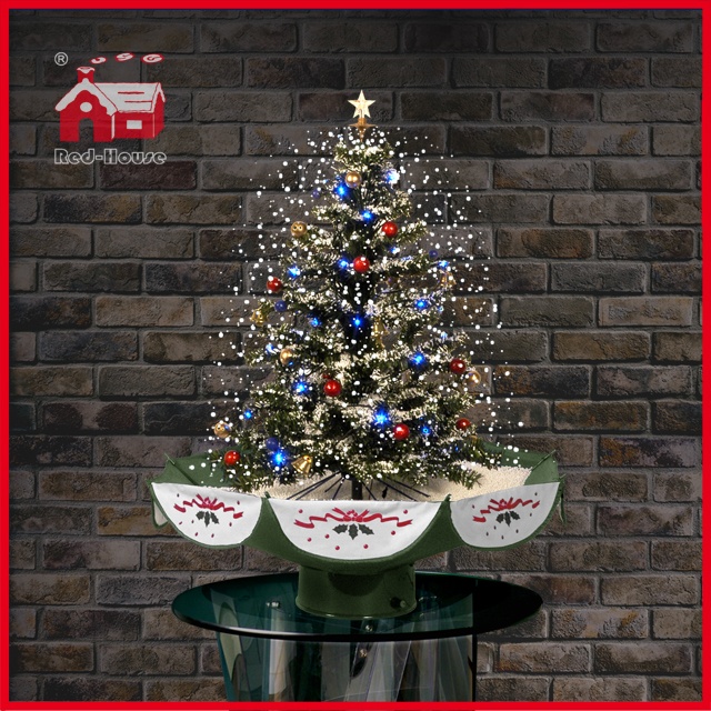 (18030U075-GS) New Design Christmas Ornaments Tree Umberlla Base