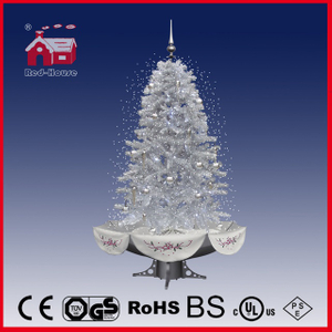 (40110U170-SS) New Style Snowing Christmas Tree with Music and LED Lights