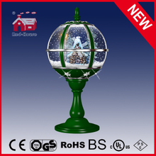 (LT30059W-GS11) Green Color Windmill House Decorative Tabletop Lamp with LED