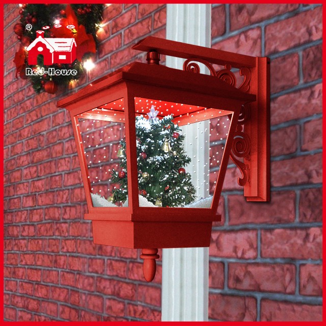 (LW40045S-R) LED Outdoor Wall Light Christmas Wall Lamp with Music
