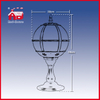 (LT30059B-RG11) Antique Design Snow Globe Tabletop Lamp with LED Lights