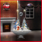 (40110U170-3S-SW) Snowing Christmas Decorations with Umbrella Base
